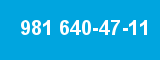 981 640-47-11 981 640-47-11